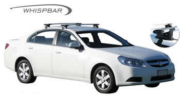 Holden Epica Yakima Whispbar Roof Racks on car